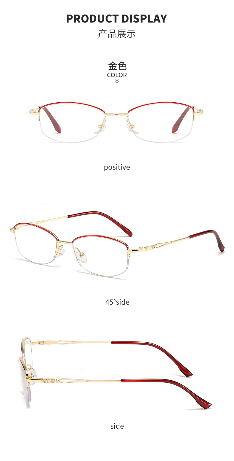 Wholesale anti-blue light reading glasses TR90 high-definition reading glasses for the elderly to use mobile phones, direct sales from the manufacturer pic 84