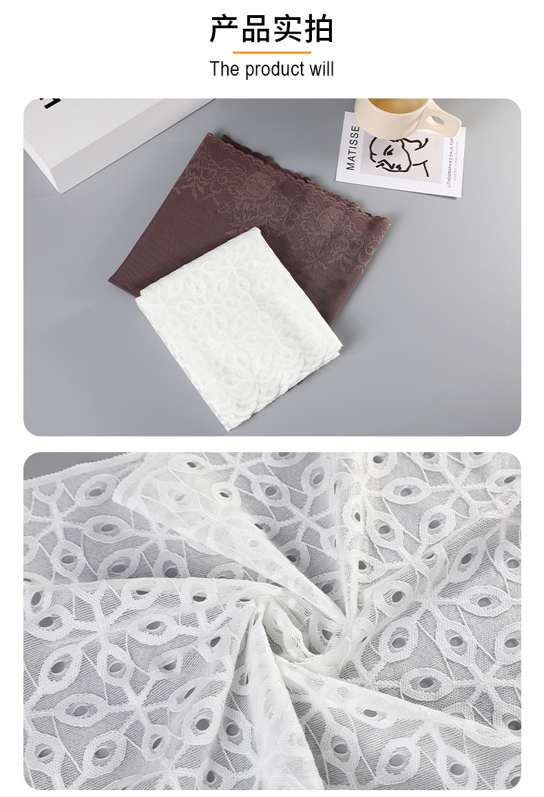 Factory direct supply of elastic lace lace underwear, underpants, lace, DIY clothing accessories, home textiles, home decorations, curtains pic 6
