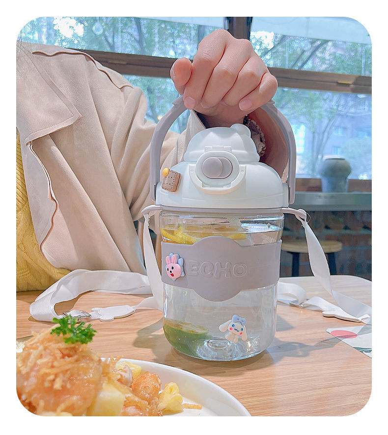 水杯女生高颜值运动水壶耐高温带吸管便携夏季1升杯子详情15