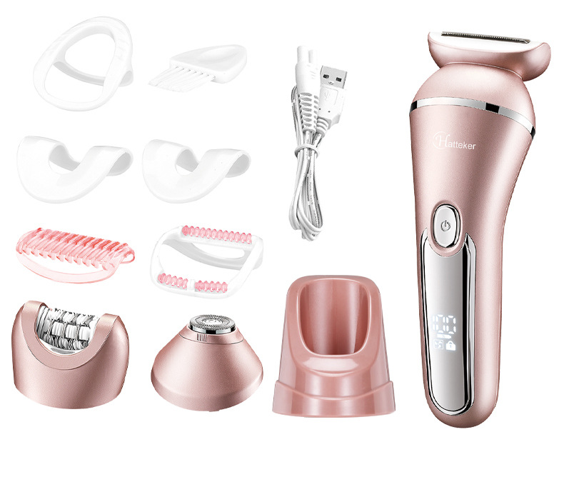 HATTEKER multi-functional electric hair shaver for women, home three-in-one hair extractor, water-washable full-body private hair clipper, HATTEKER pic 14