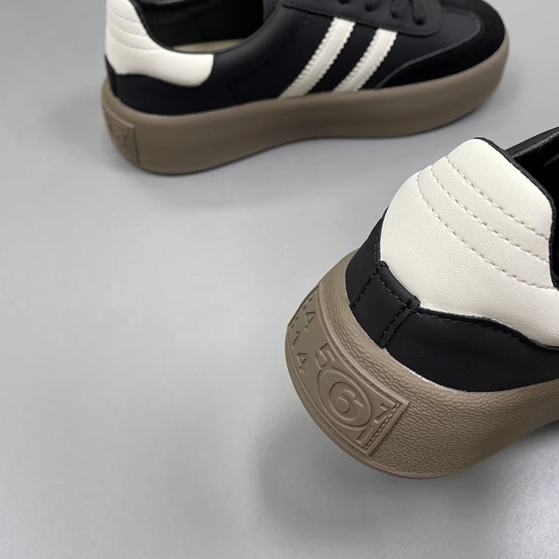 真皮德训鞋女鞋子2025春季新款厚底小白鞋复古阿甘鞋休闲运动板鞋详情13