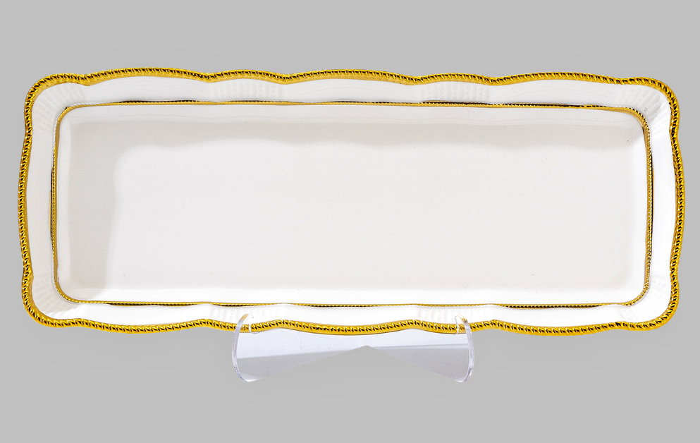 Wholesale of light luxury ceramic tableware sets, high-end gold-plated plates with gold edges pic 14