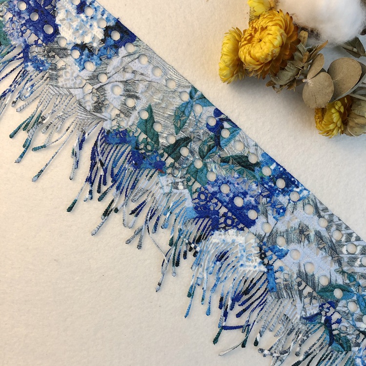 In stock: mesh, sequin, embroidery, lace, gold thread, bone lace, webbing, curtains, wedding lace, clothing accessories pic 7