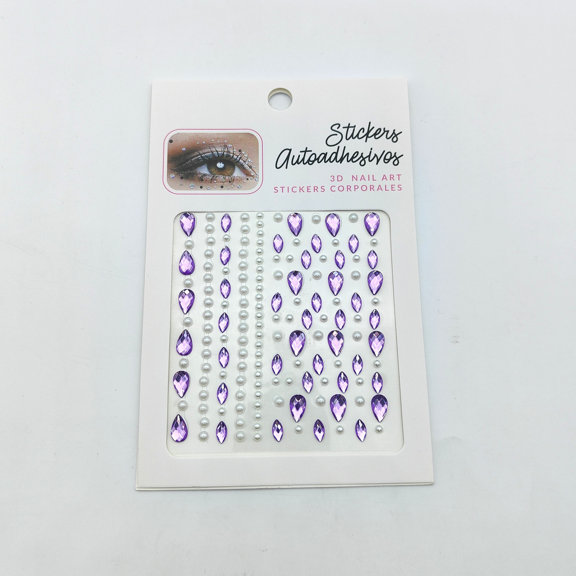 Eye patches, hair patches, head patches, diamond patches, head makeup accessories, makeup, face, pearl makeup, face patches, diamond corners of the eyes, water diamonds between the eyebrows pic 21