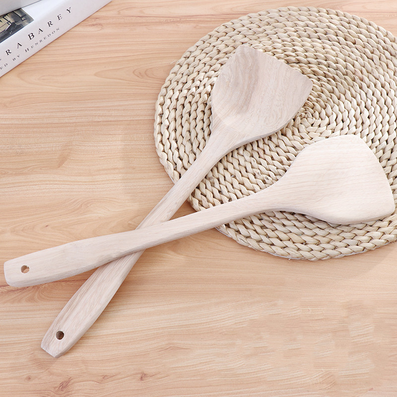 The manufacturer supplies 39CM two-yuan wooden spatulas and wooden cooking spatulas for wholesale at two yuan pic 3