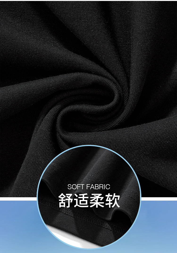 国潮夏季新款260克重磅纯棉短袖t恤男中国风锦鲤刺绣宽松大码男装批发 pic 26