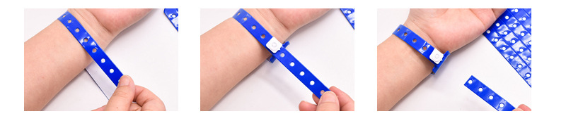Disposable high-quality PVC medical wristband, waterproof and alcohol-proof for adults and children, medical identity recognition pic 5