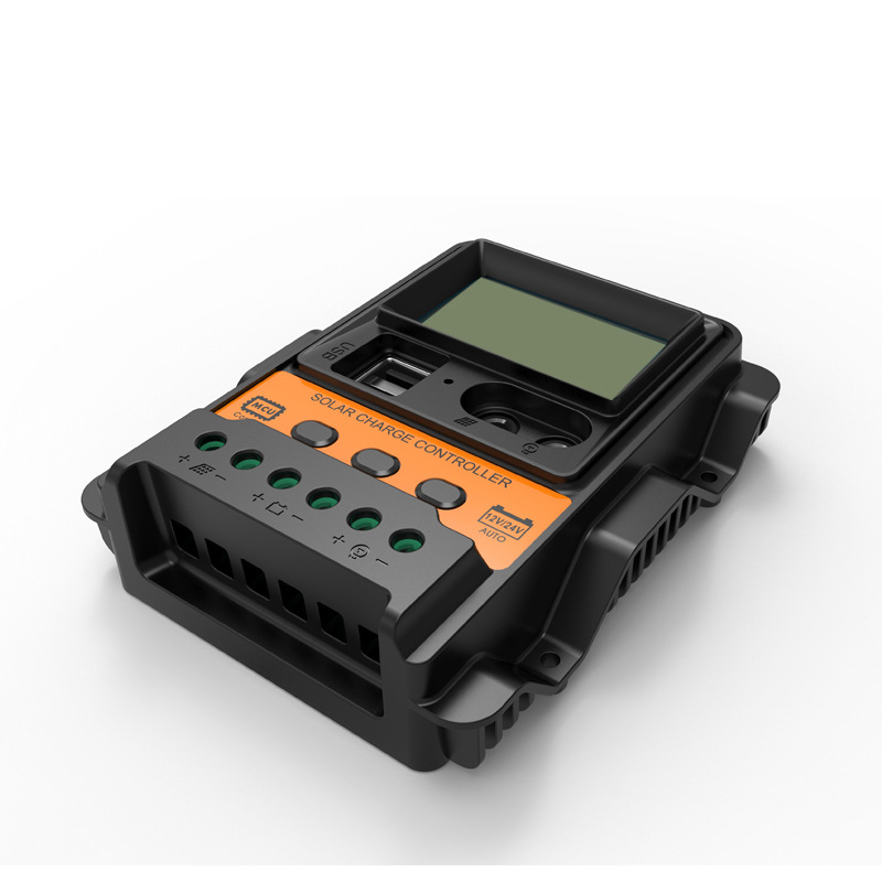 Dual DC current display 12V24V solar charging controller LCD USB solar controller for charging mobile phones pic 15