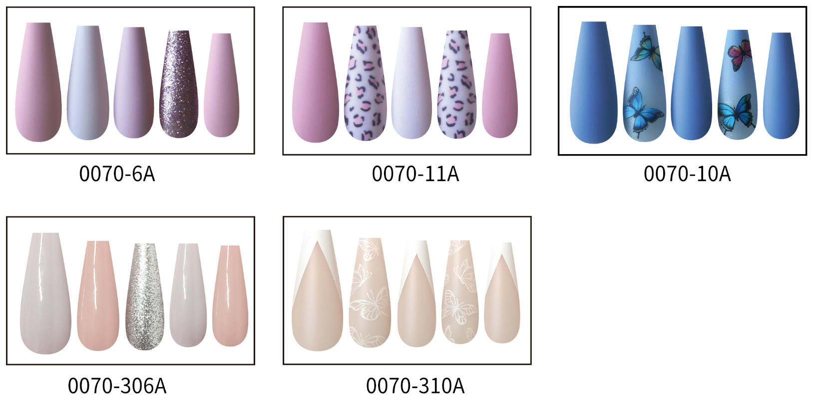 30 pieces of artificial nails, finished nail pieces, extended ballet nails, almond nail patches, wearable nails, cross-border European and American stock pic 7