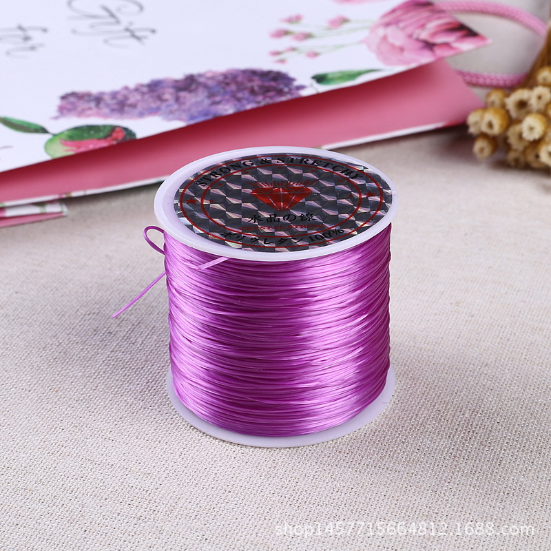 扁形水晶线佛珠弹力线松紧线diy手工编织手链串珠线绳子详情20