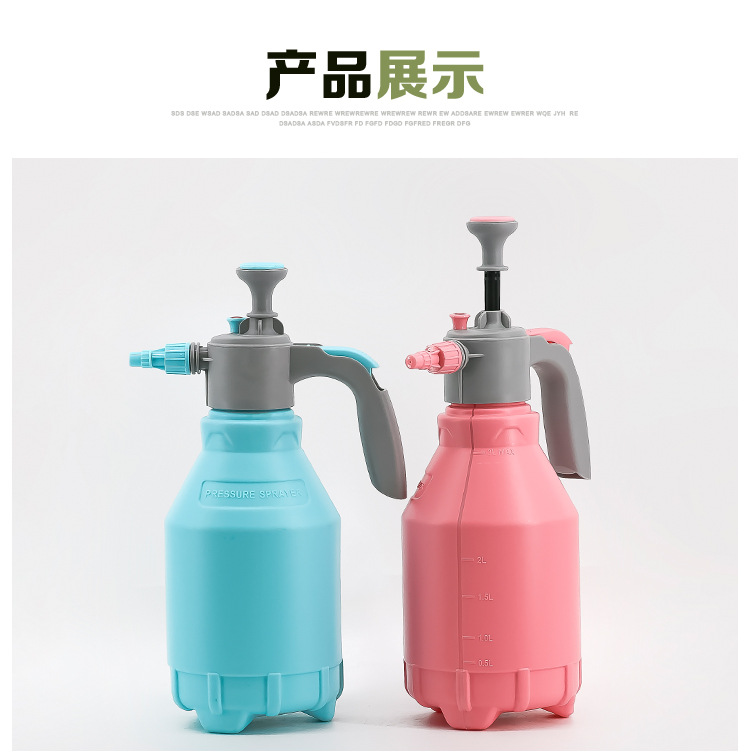 Watering can, manual pneumatic thickened dark green 3L large sprayer, watering can, gardening tool pic 5