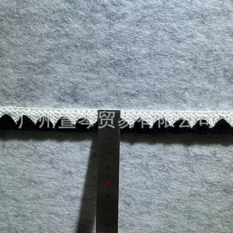 1.5cm3.0cm黑白花边包边条车线贝壳折边服装窗帘衣服服饰辅料详情14