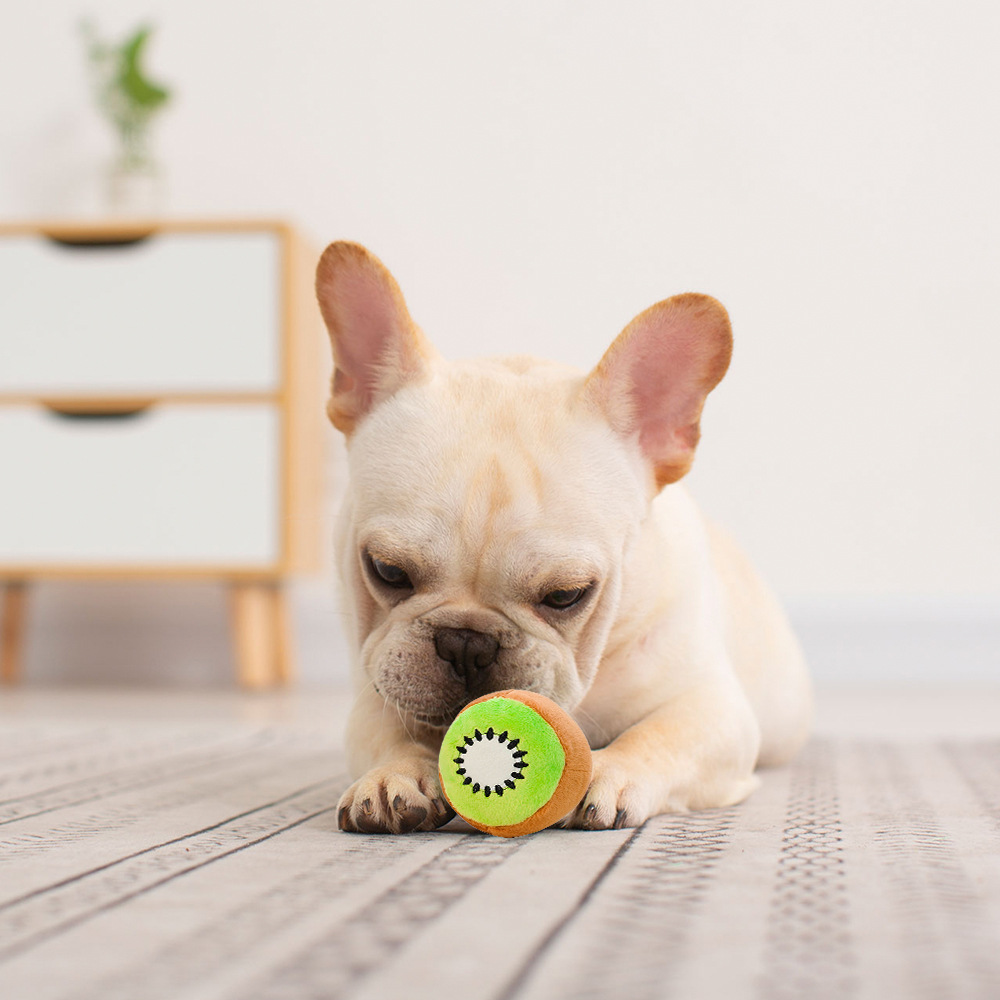 Pet plush avocado sound-making toy, Amazon bestseller, teething to relieve boredom, dog and cat manufacturer wholesale supplies pic 11