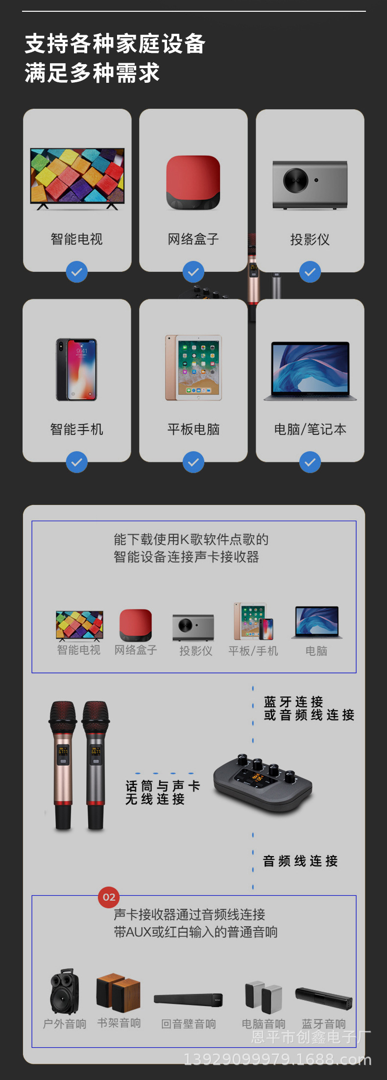 A best-selling karaoke gadget, a multi-purpose dual-microphone combination for car home audio systems pic 10