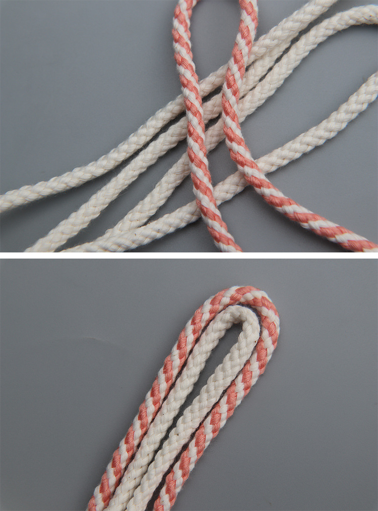 8股棉绳圆绳服装帽绳无弹力抽绳捆绑绳彩色吊牌绳手提绳厂家直销详情3