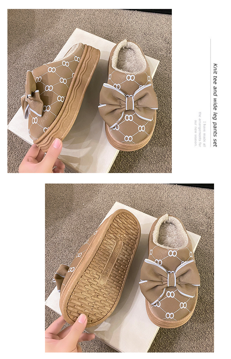 冬季棉拖鞋女士居家室内防滑厚底时尚ins加绒加厚棉拖鞋一件代发详情29