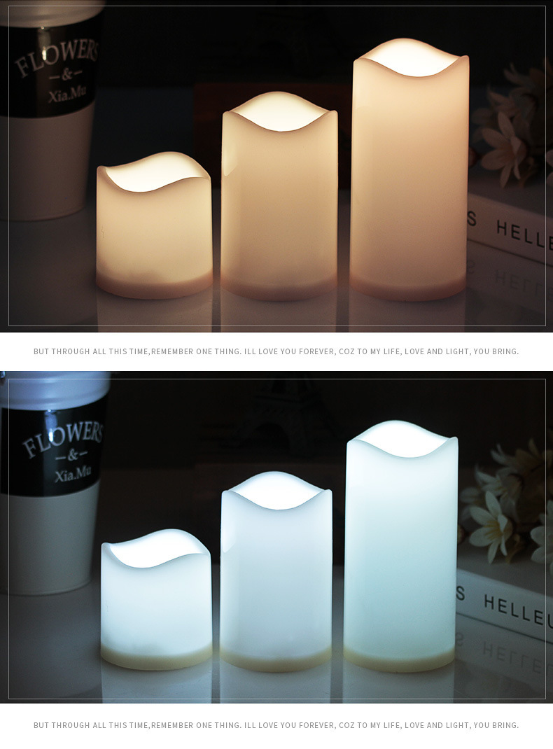 Factory direct sales of 18-key led remote control electronic candles, creative wedding road guide color-changing candle lamp sets for wholesale pic 12