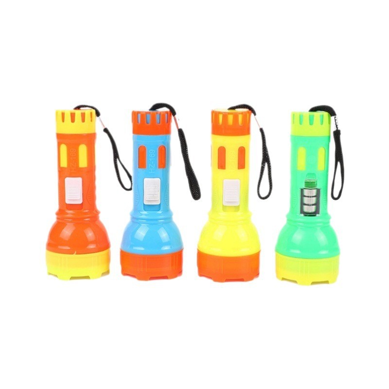 New plastic LED high-intensity L-283 flashlight, 10cm outdoor household flashlight, direct sales from the manufacturer for street stalls and night markets pic 7