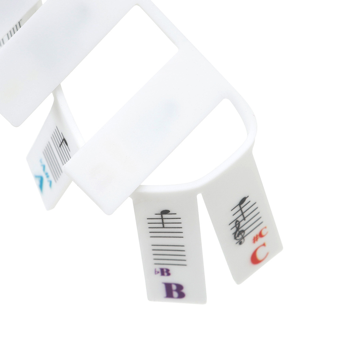 SLADE 88键61键钢琴贴硅胶可拆卸免粘电子琴键盘贴音符条乐谱指南详情12