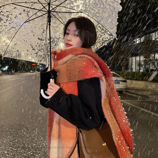 兔毛毛线帽子女秋冬季毛茸茸虎头醒狮渔夫帽显脸小针织毛绒帽子详情6