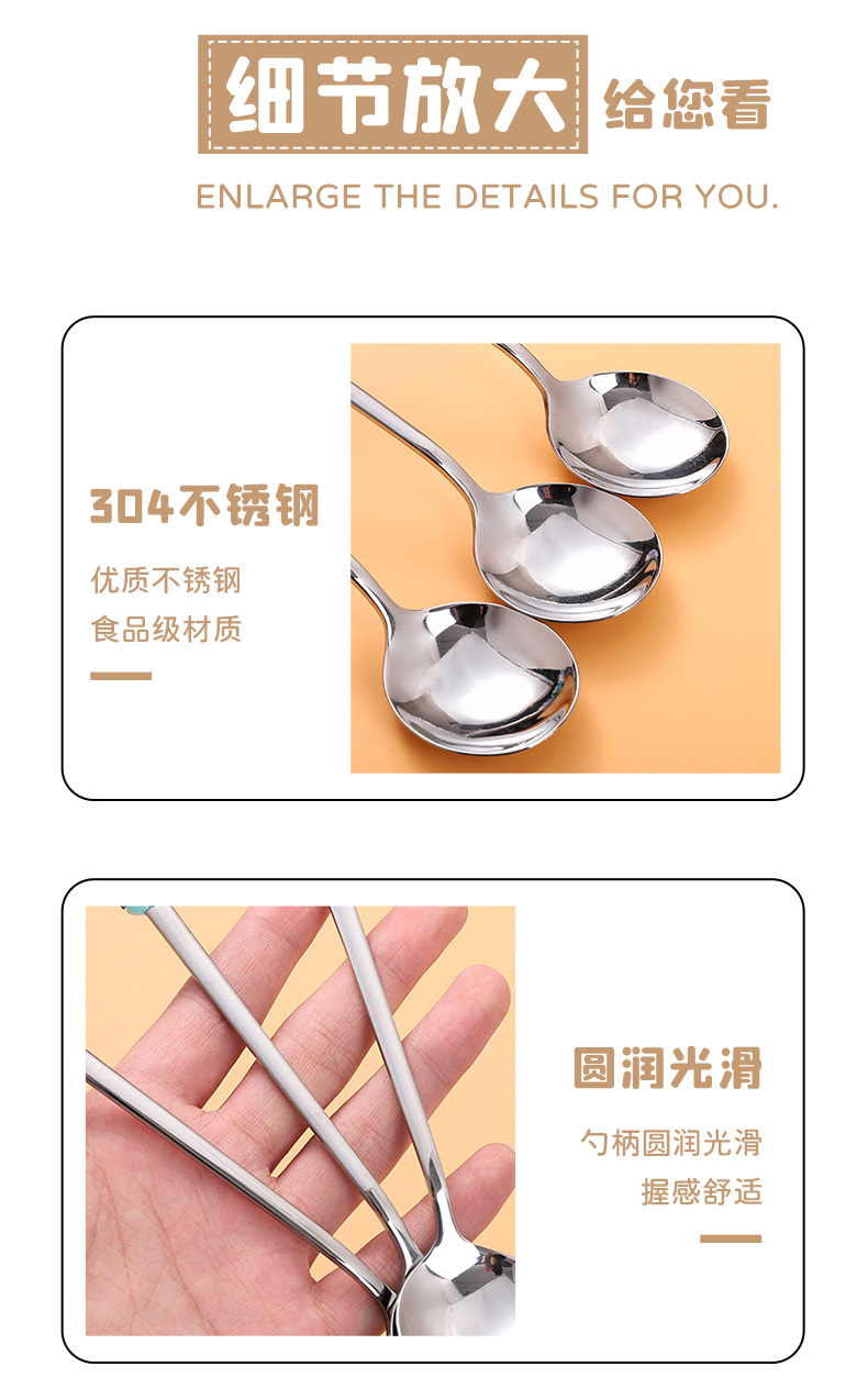 Cartoon boxing cute claw spoon and chopsticks two-piece set, adorable and girlish stainless steel spoon and alloy chopsticks tableware set pic 5