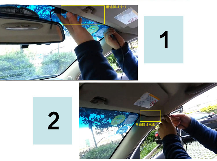 高清夜视行车记录仪双镜头 G30行驶记录仪红外六灯隐藏式前后双录详情9