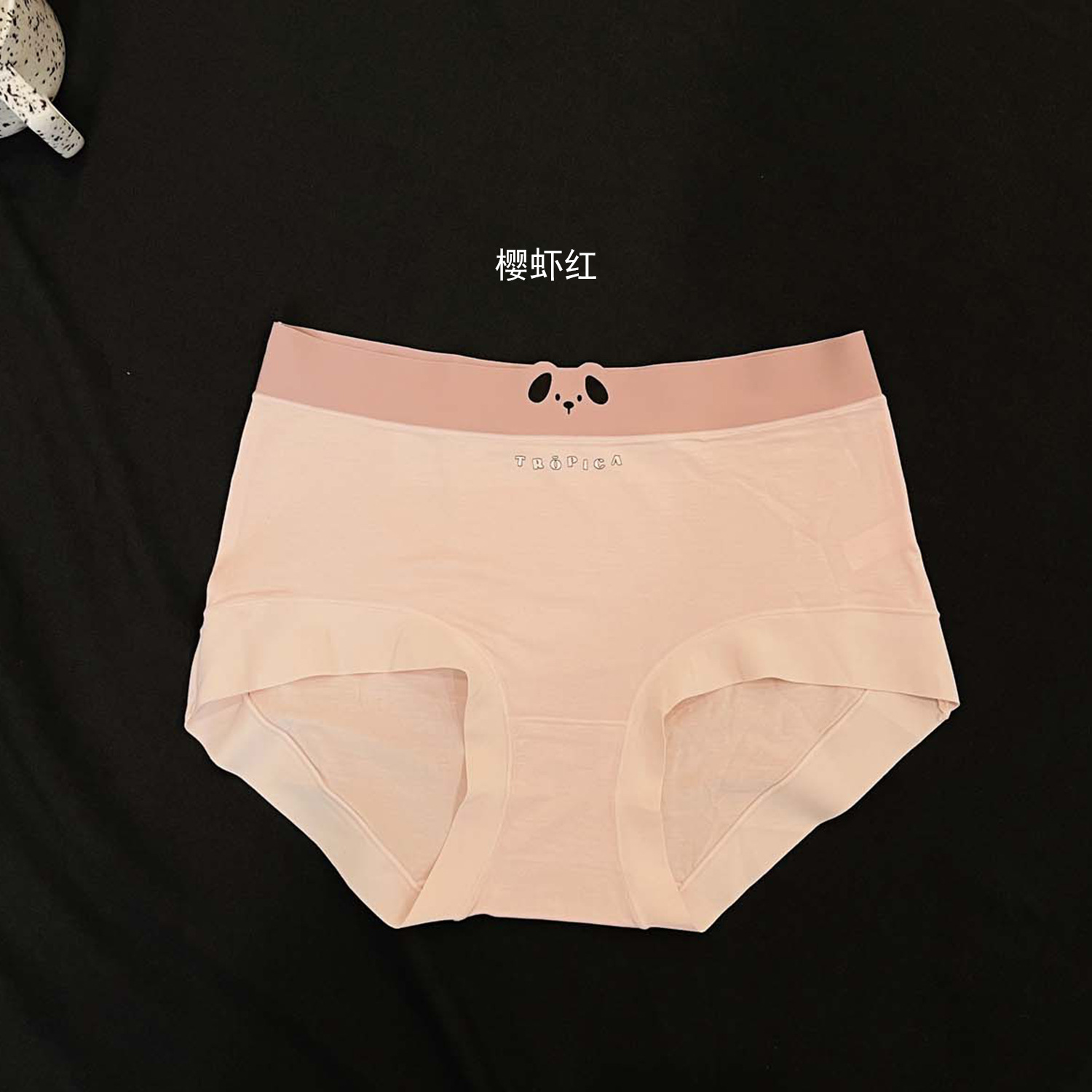 日系简约舒适少女内裤亲肤柔软莫代尔可爱字母腰头女生三角裤批发详情13