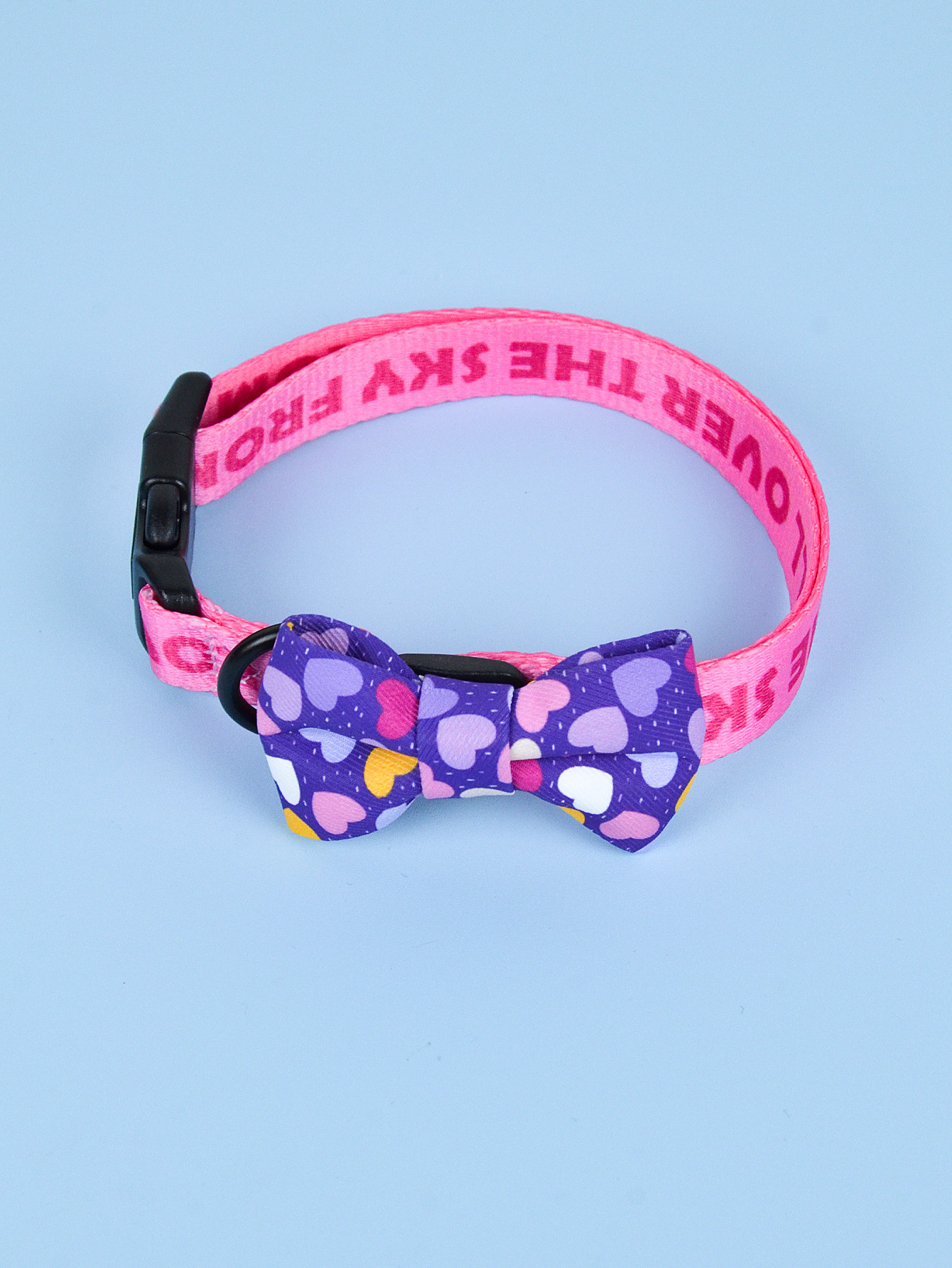 New cross-border summer cute pet collar and bow tie, double-sided printed cat and dog bow tie, cartoon bow tie pic 8