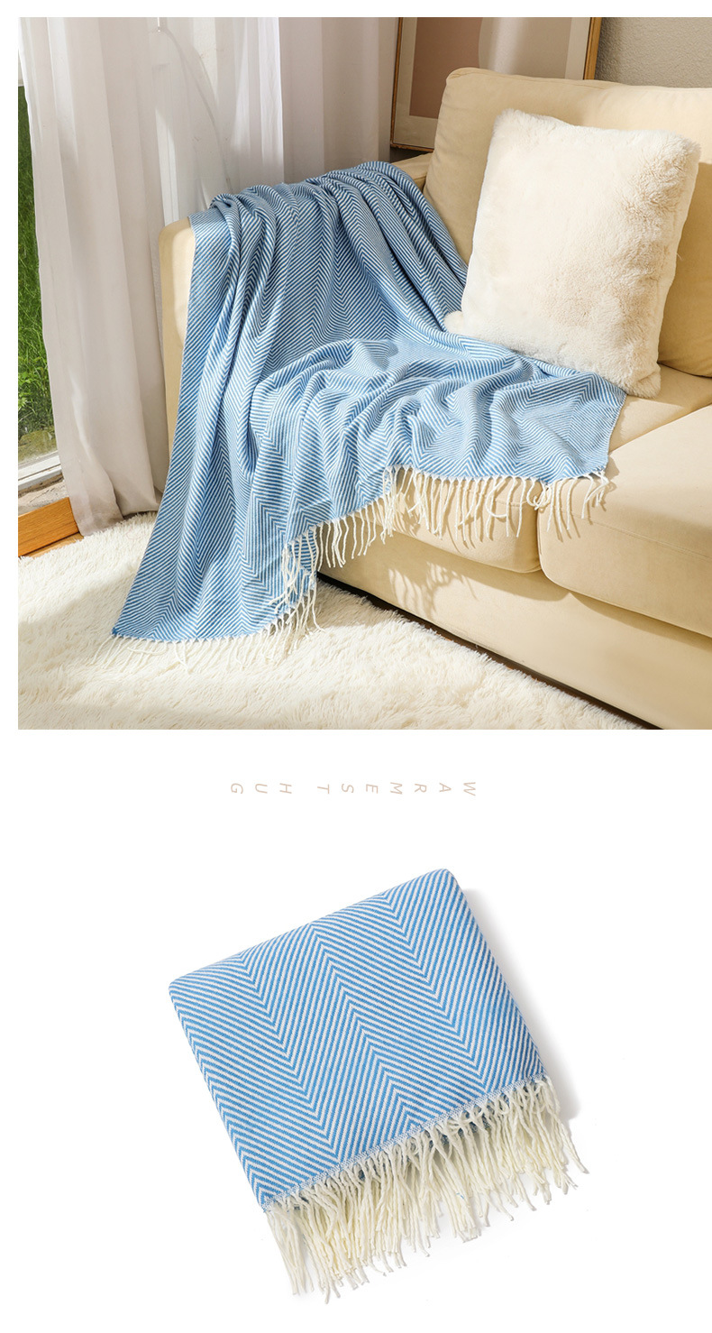 Sofa cover blanket, bed tail cover blanket, woven blanket, air conditioning blanket, shawl blanket, summer cooling blanket, nap blanket, towel wholesale pic 29