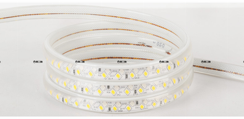 مصابيح ليونة ثلاثية الألوان من طراز 5050RBD بالنيون ذات ضغط عالي قدره 220V 2835. pic 77