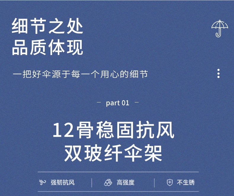 雨伞大量批发正向雨伞广告伞定logo制全自动遮阳防晒伞晴雨伞折叠详情7
