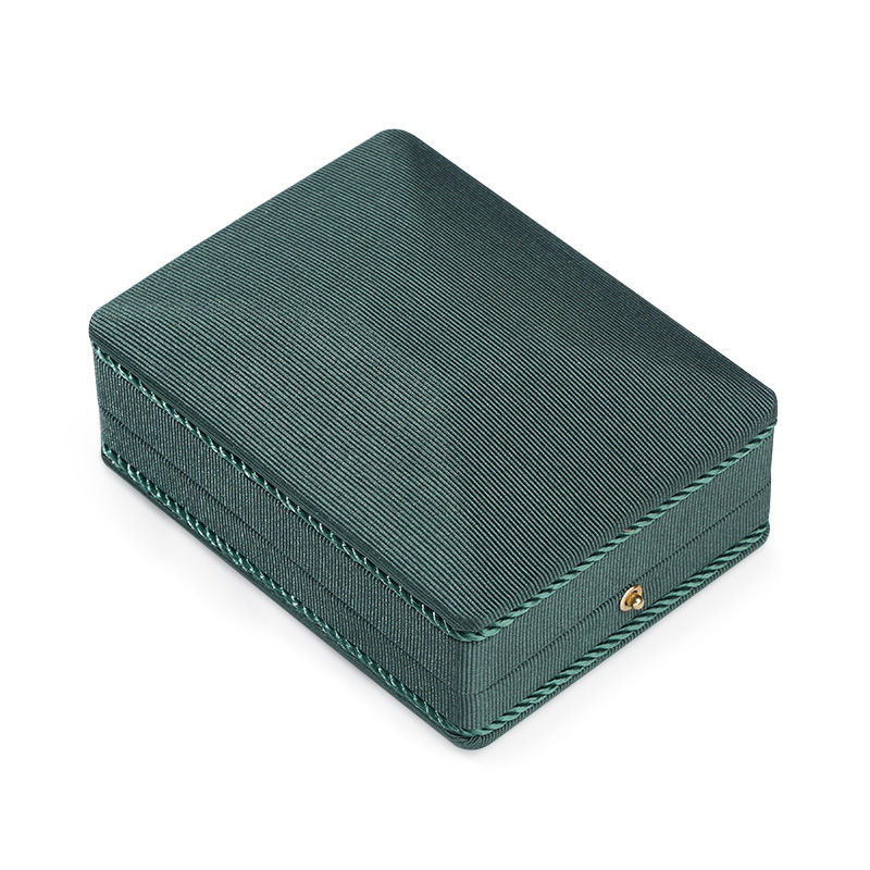 BZH14 Antique Gift Box, dark green, velvet texture, 8.4*11*4.5CM pic 4