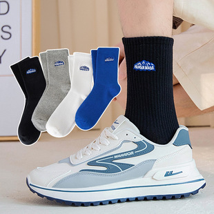 棉袜防臭运动袜秋冬诸暨男士纯棉 袜子短筒 男袜袜子男批发全棉男详情1