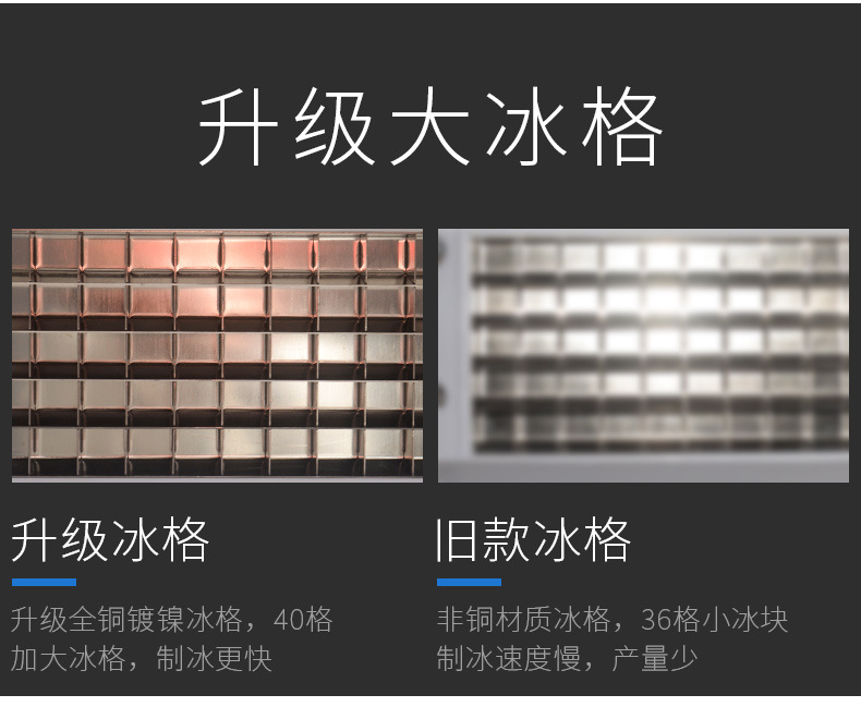 Commercial fully automatic cube ice maker for milk tea shops pic 4