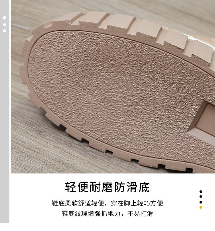 跨境外贸大码2021秋季新款街头时尚潮流圆头厚底女式休闲板鞋单鞋详情8