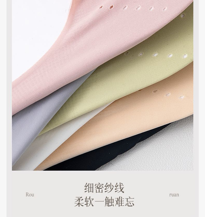 春夏季袜子女士洞洞透气防臭船袜纯色棉底浅口隐形短袜防滑不掉跟详情6