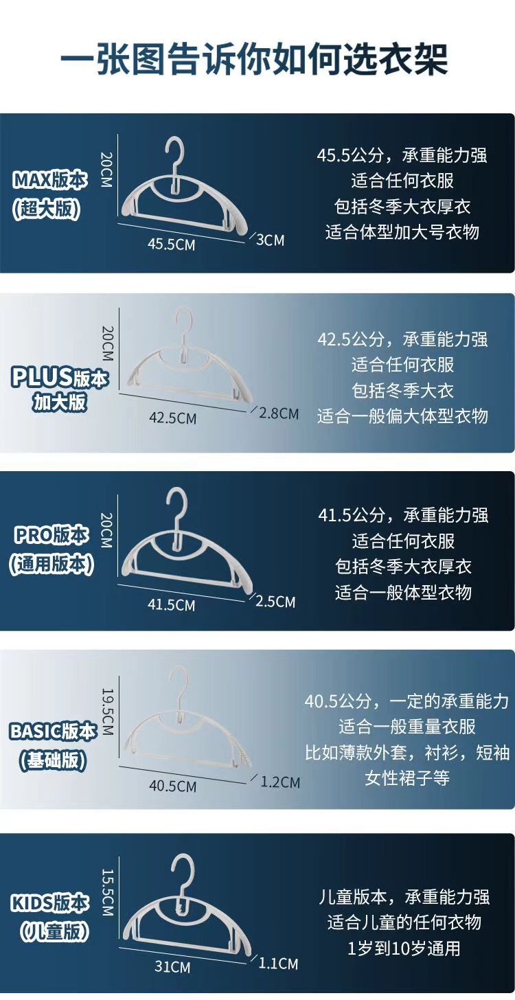 G14家用衣架挂衣防肩角衣撑防滑无痕大衣晾衣架宿舍阳台衣服挂成人详情1