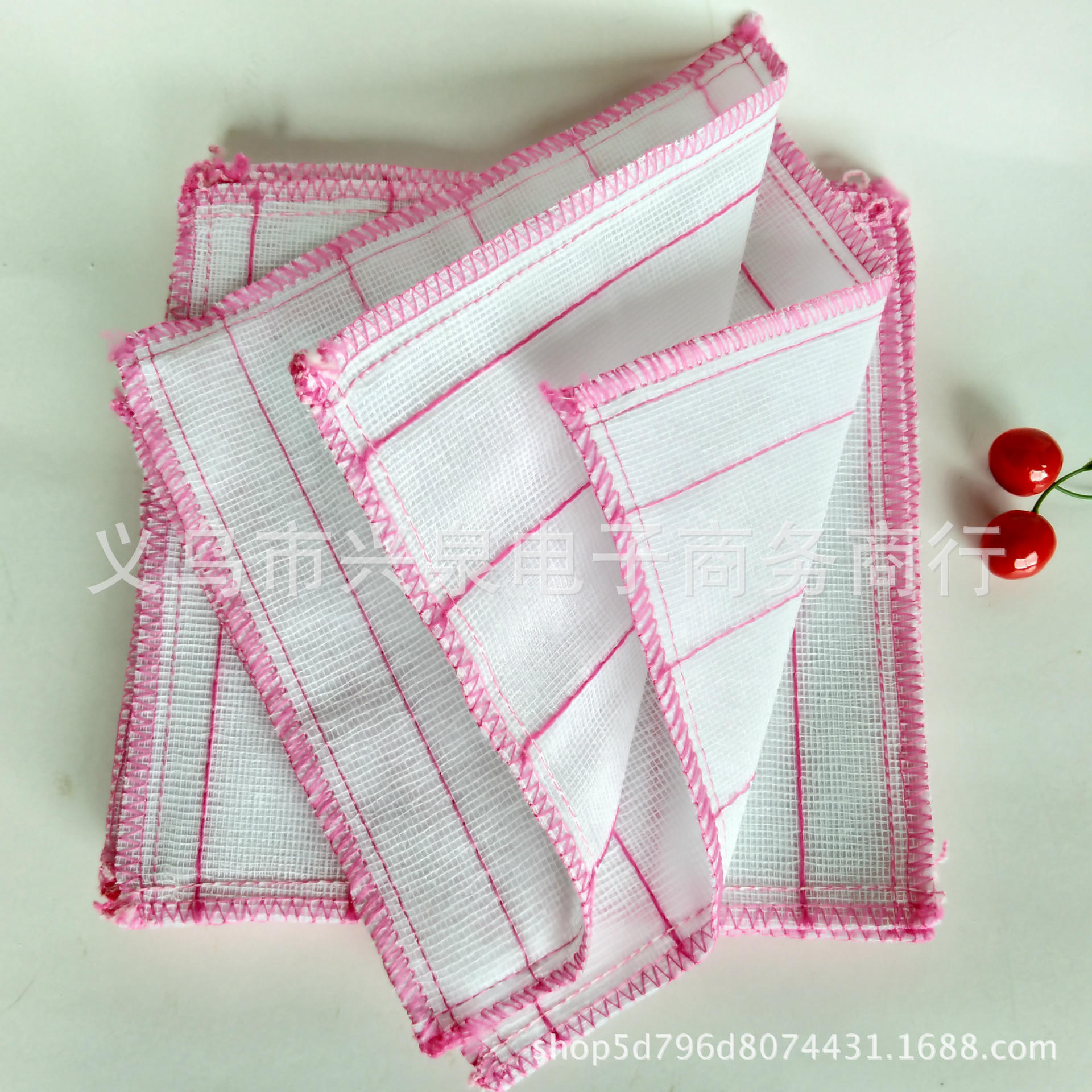 One yuan store 28*28 non-stick dishcloths, scouring pads, dishcloths, one yuan department store batch pic 7