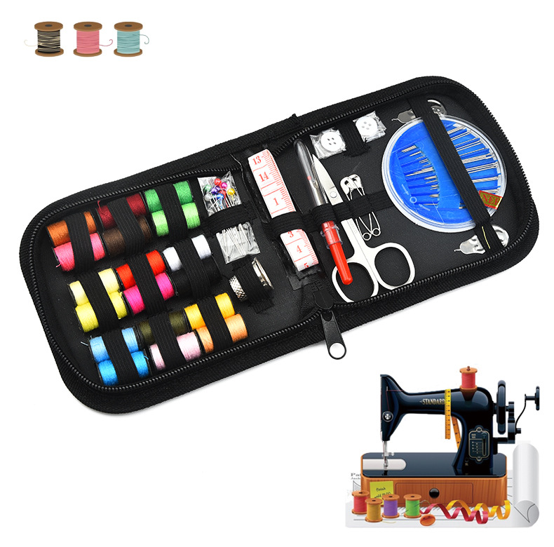 The manufacturer has Oxford cloth 18-color sewing kits in stock, household portable sewing tools, sewing sets and sewing boxes pic 4