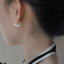 古猫宁 性冷淡风链条流苏耳线女复古德鲁纳酒店李智恩IU同款耳环详情5