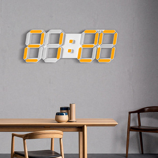 Factory direct sales LED electronic alarm clock, simple style clock battery, plug-in dual-purpose clock, Yida Time 0711-12 pic 1