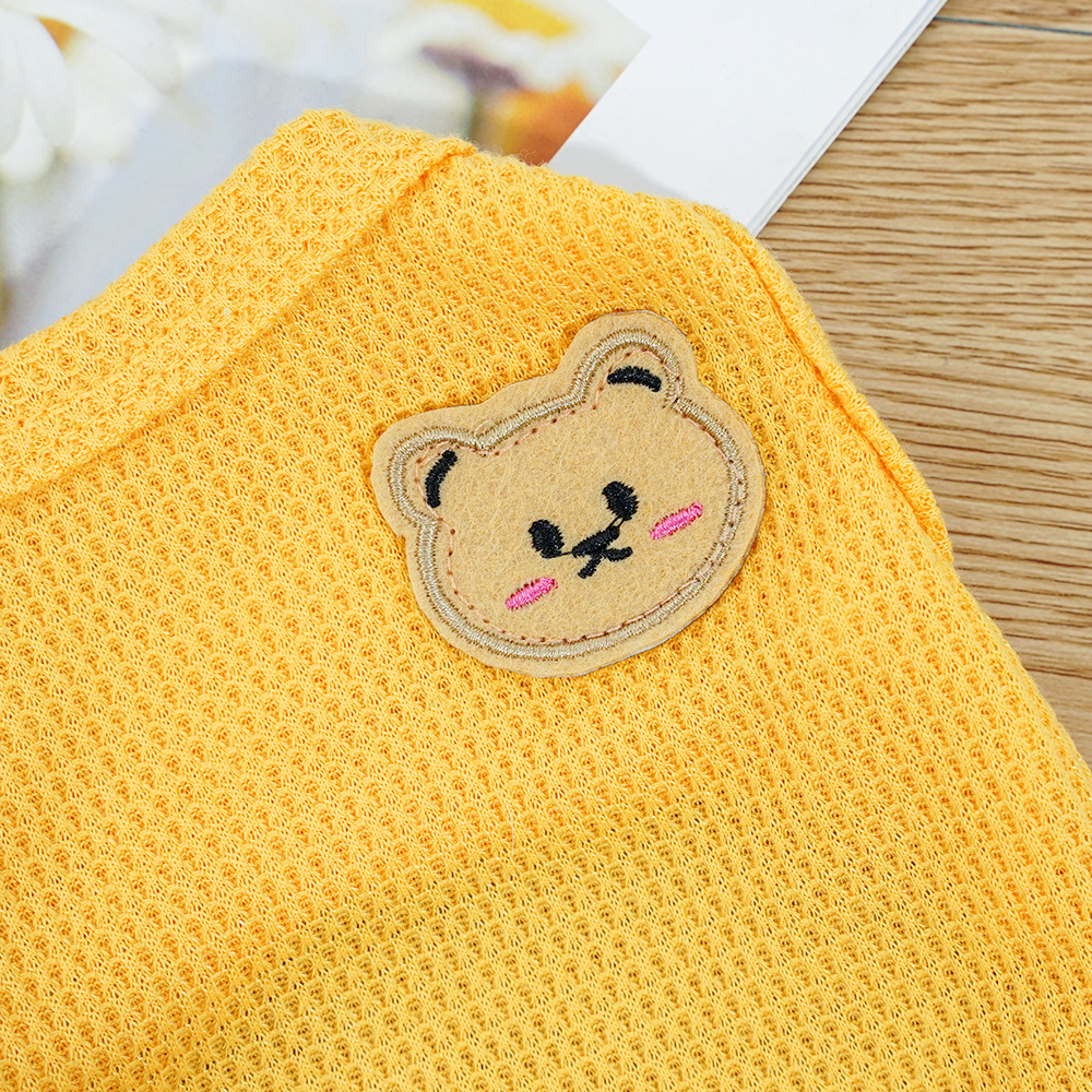 Pet clothing, Waffle bear summer vests, Teddy small and medium-sized dogs, cat and dog clothing manufacturers wholesale pic 13