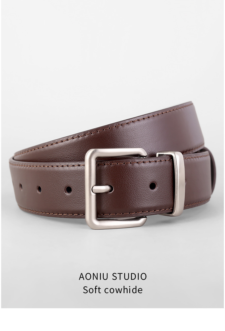 网红同款女士真皮皮带百搭复古装饰西装牛仔裤腰带女工厂现货批发详情13