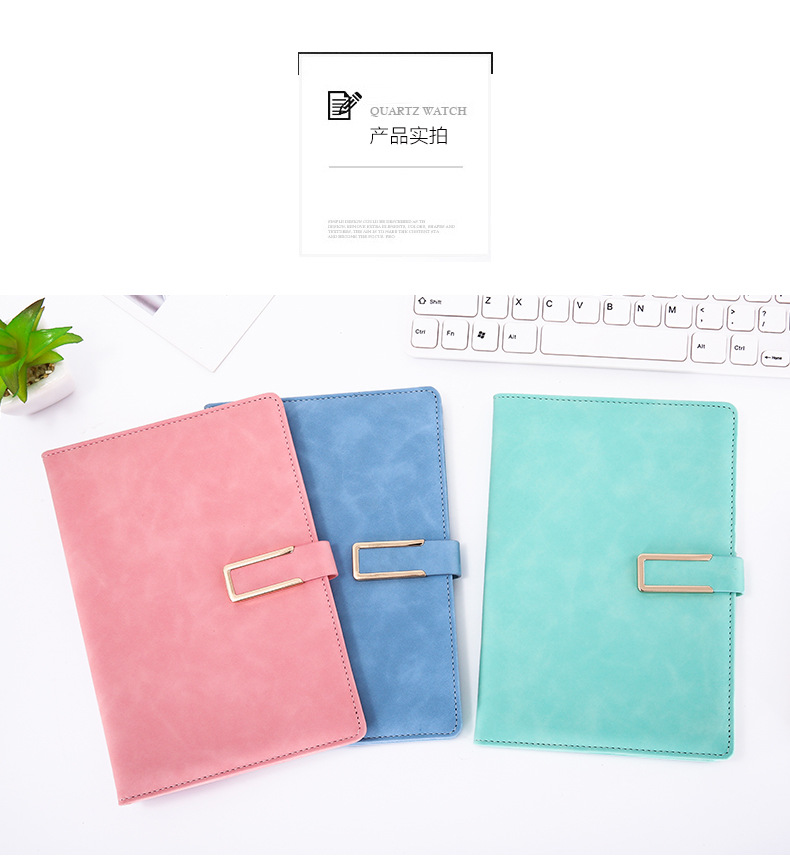 Customized b5 business wholesale notebook set, student planner soft leather gift, a5 notebook custom logo pic 33