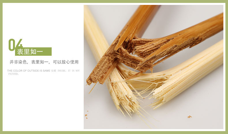 Wholesale of unpainted and waxed household chopsticks, unjointed original bamboo chopsticks, vacuum-formed box tableware and gifts, carbonized bamboo chopsticks pic 30