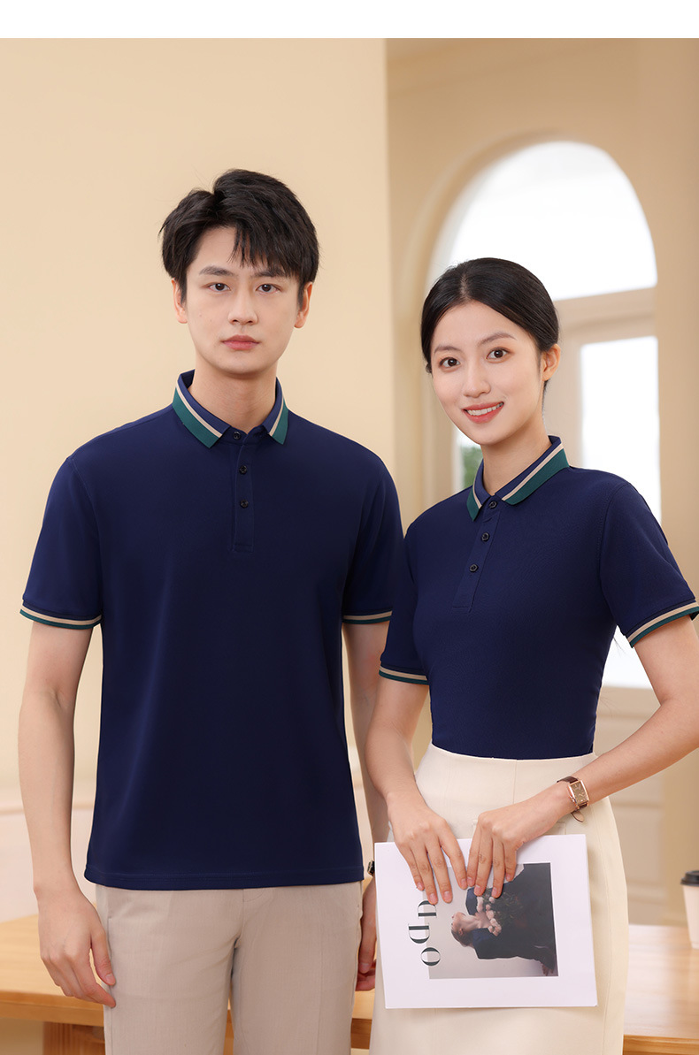 polo衫翻领短袖男女t恤24新款冰丝棉宽松夏短款上衣体恤遮肚藏肉详情10