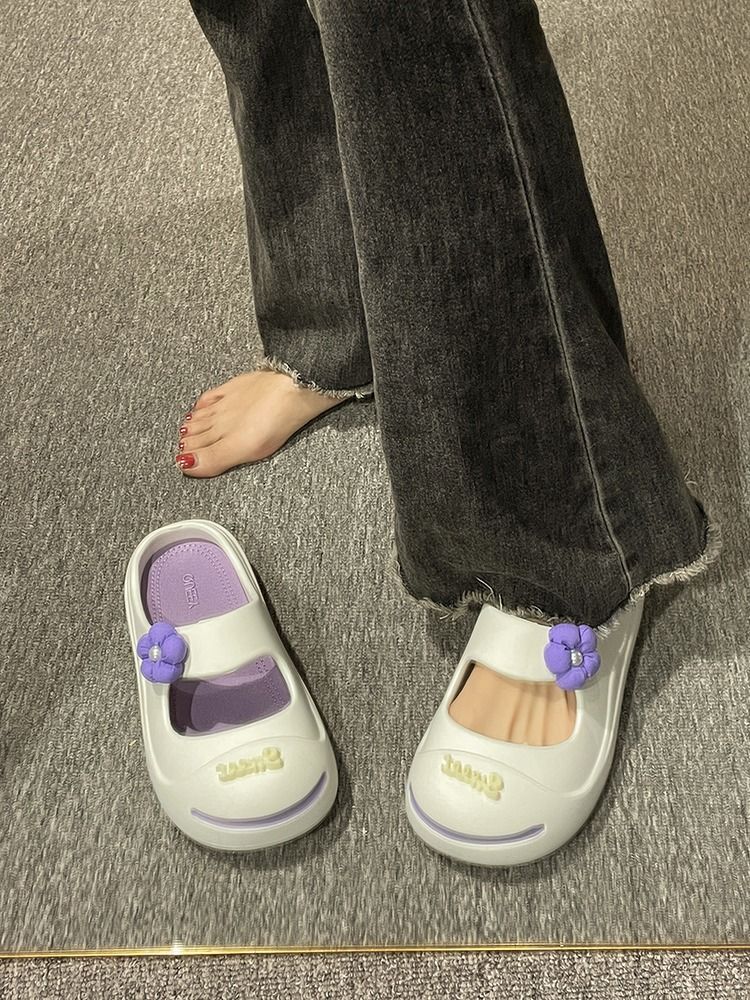 开口笑半包半拖鞋女士2023夏季新款时尚百搭可爱学生厚底凉拖鞋女详情29