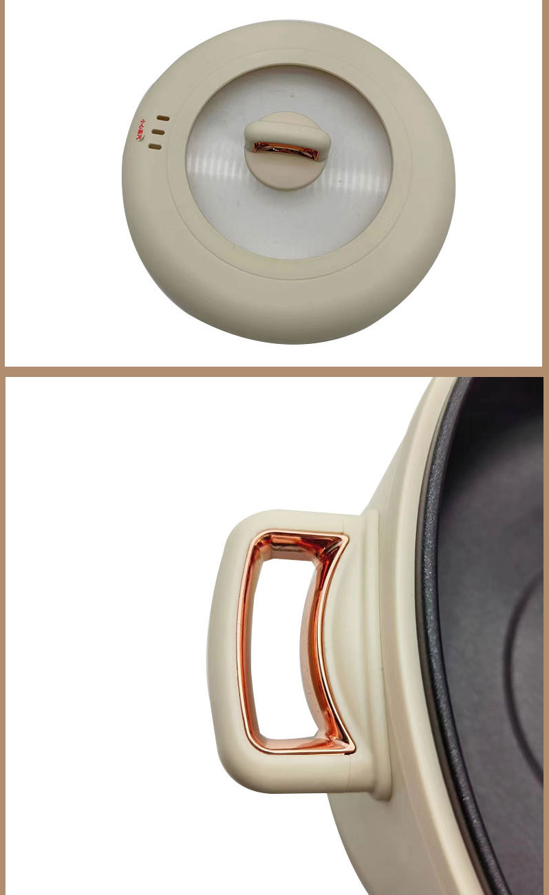 先科电煮锅一体宿舍家用电热锅多功能蒸煮不粘锈锅团购礼品批发详情3