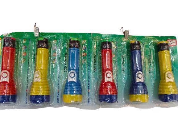 Mini flashlight with battery, outdoor camping emergency lighting flashlight, PP material, handheld flashlight, low power pic 10