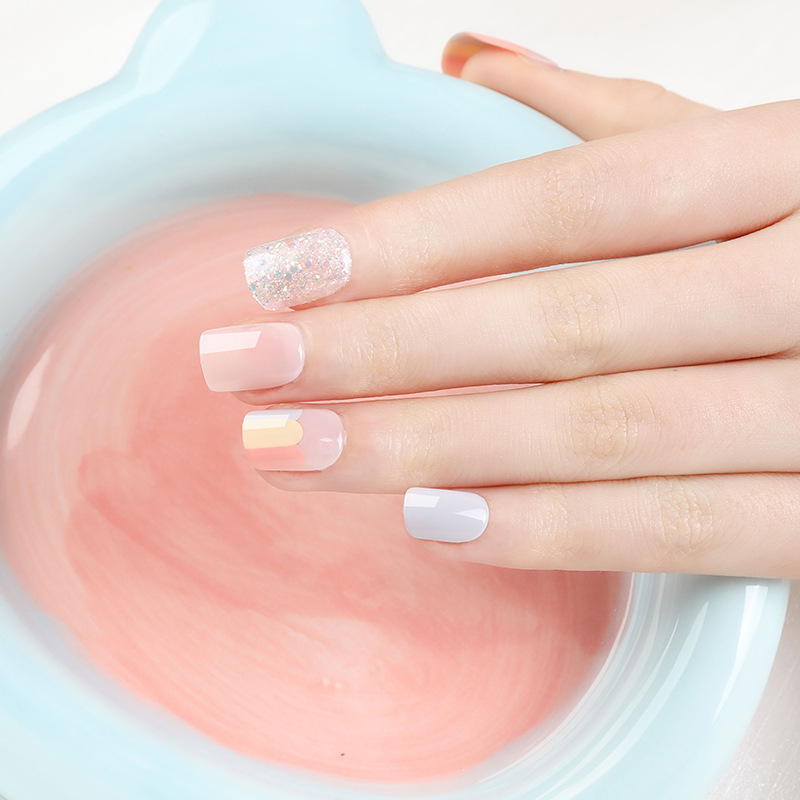 Wholesale of pure handcrafted wearable nail products, autumn wearable nail false nail stickers, new high-end nail stickers, wholesale exclusively for foreign trade pic 12